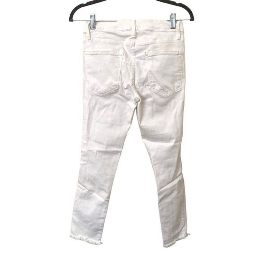 FRAME Le Skinny De Jeanne Distressed Crop Denim Sz 27 - Picture 3 of 5